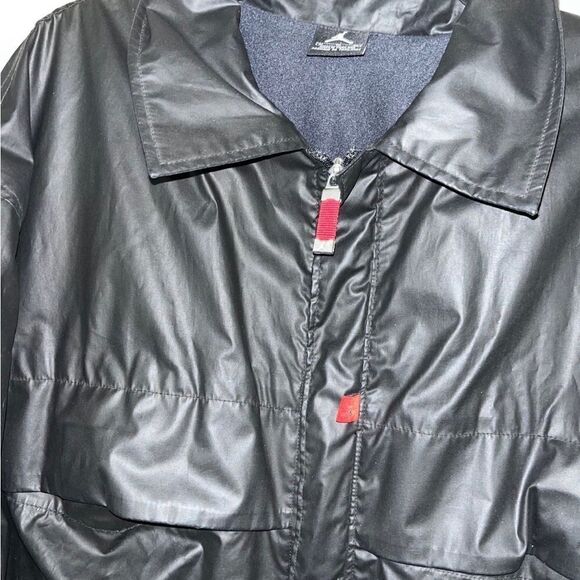 Vintage Jordan Jumpman Windbreaker Jacket Men's XL Black Full Zip Jacket Vented - Picture 2 of 5